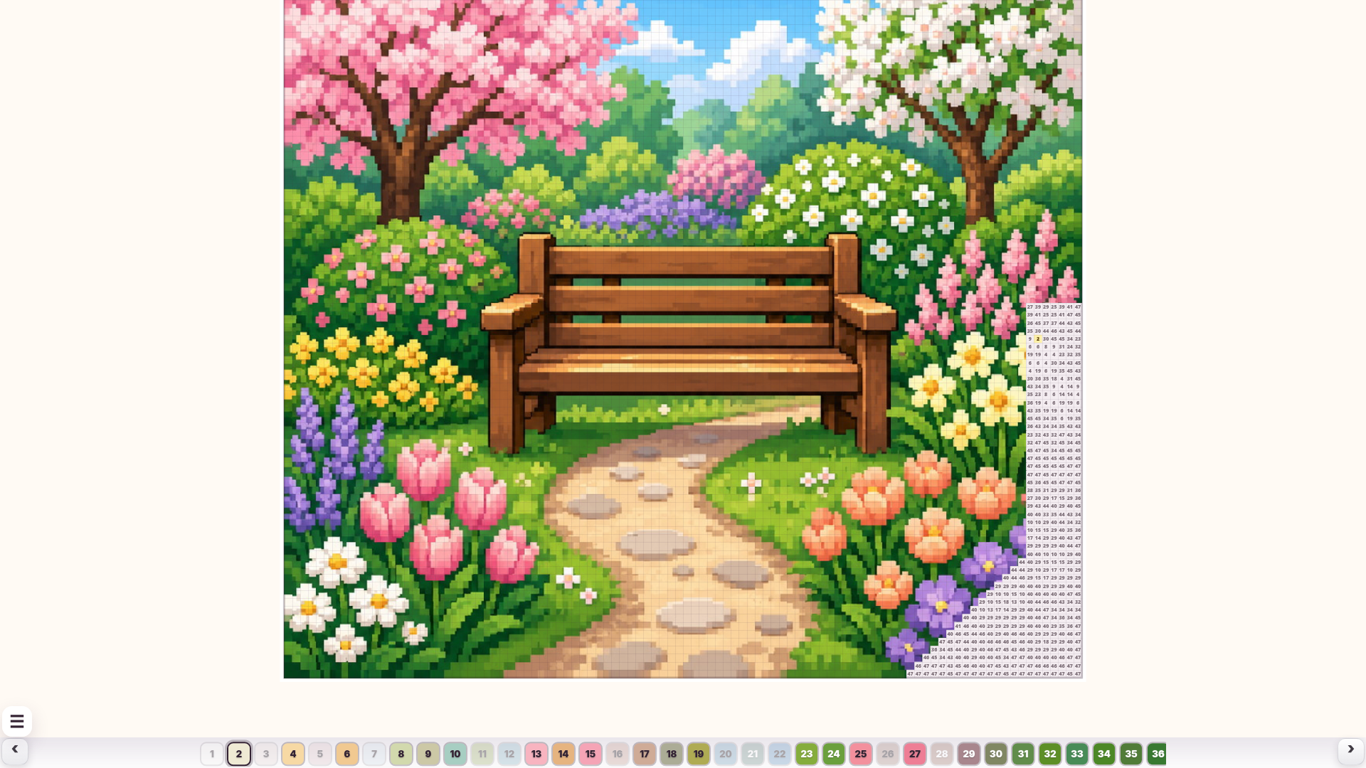 Пиксельная раскраска — screenshot 3