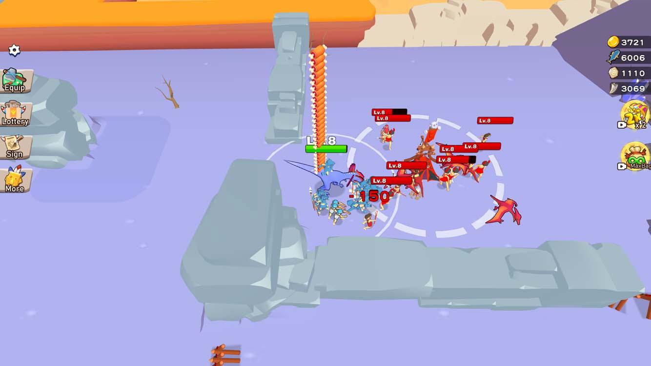Clash of Jurassic screenshot
