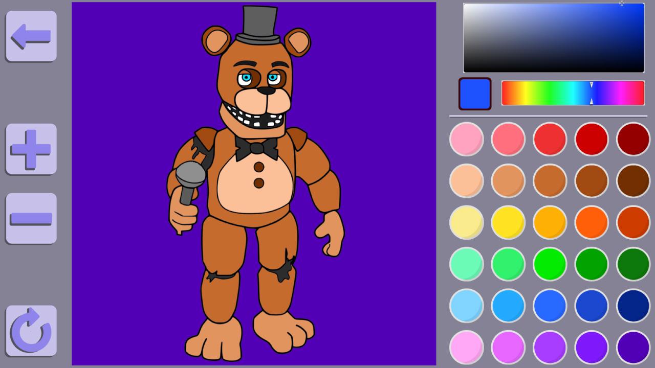 Colouring book FNaF Animatronics screenshot