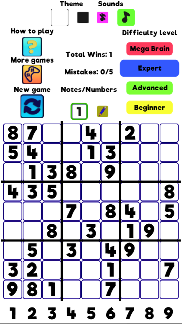 Sudoku Master - classic Sudoku screenshot 5