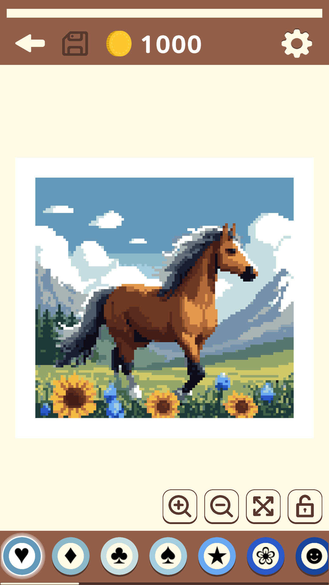 Coloring: Mosaic by Symbols screenshot 10
