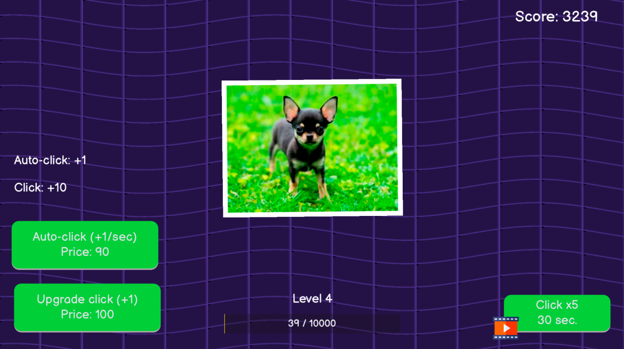 Pugs vs. Chihuahuas. Clicker — screenshot 2
