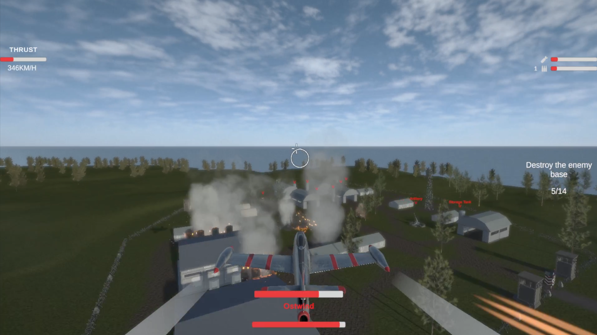 Airplanes and anti-aircraft guns — screenshot 4