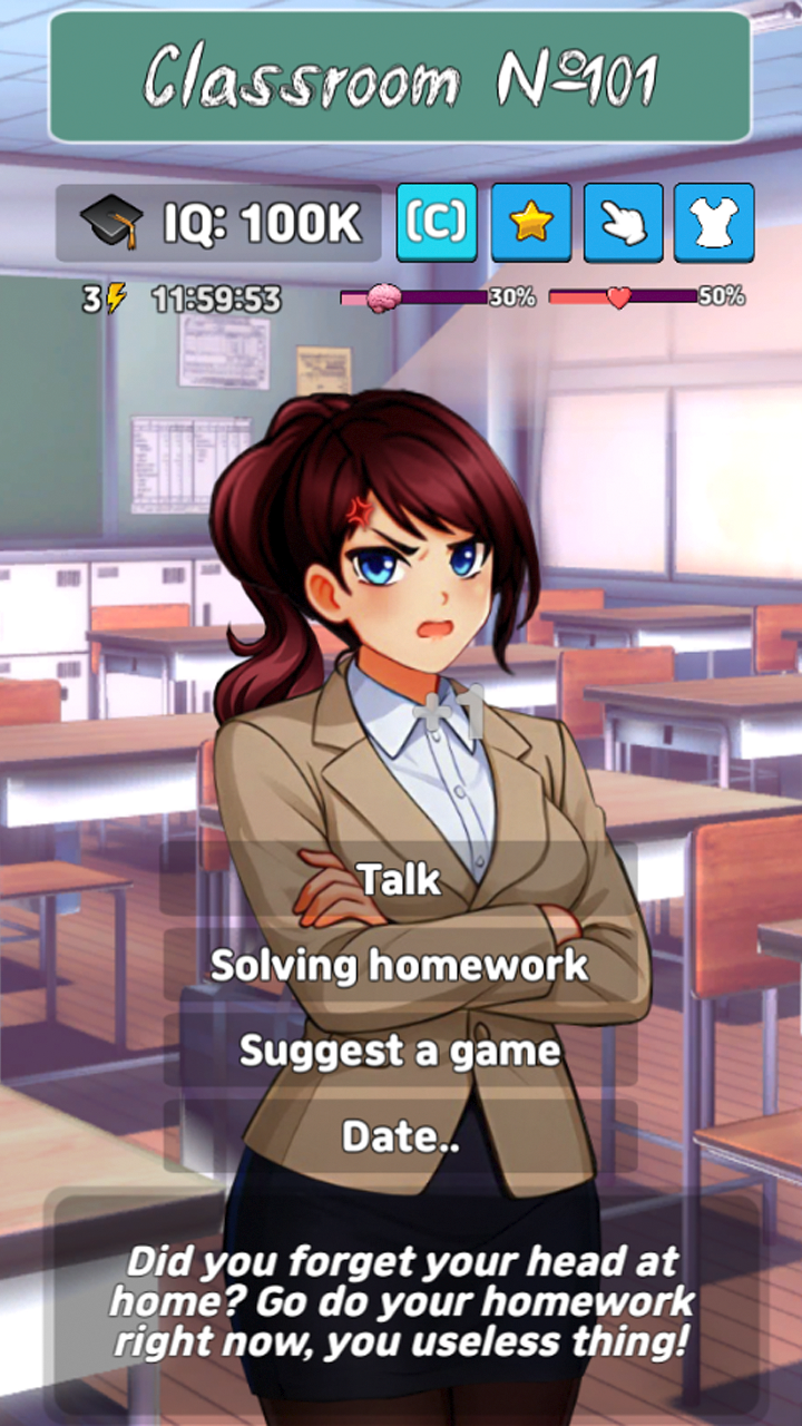 Angry Teacher: Get Her Sympathy! screenshot 5