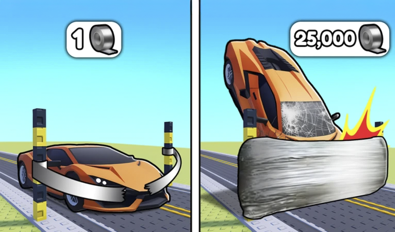 Obby: Drive your car as far as possible game cover