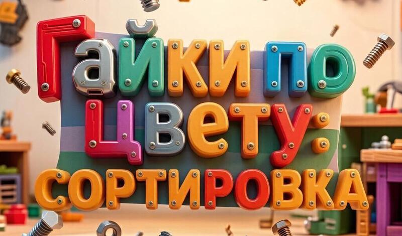 Гайки по цвету: Сортировка game cover