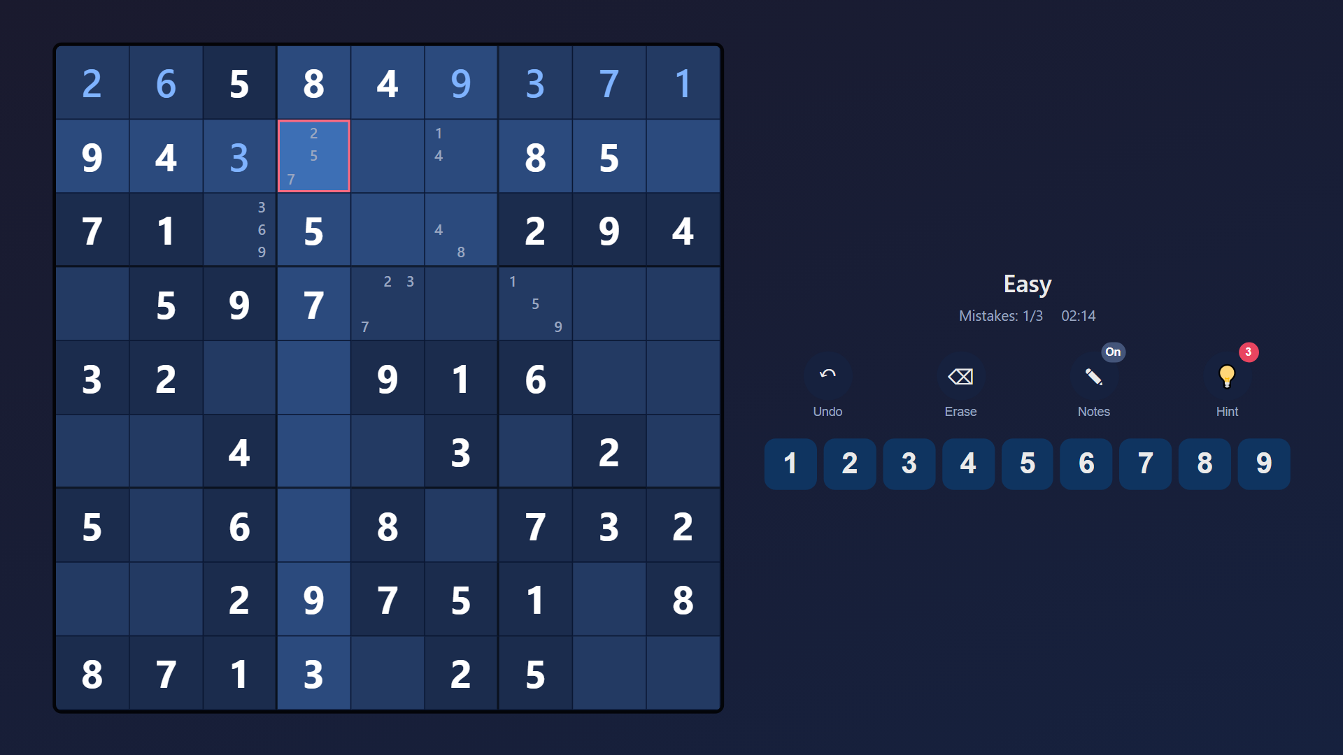 Sudoku 9 — screenshot 3