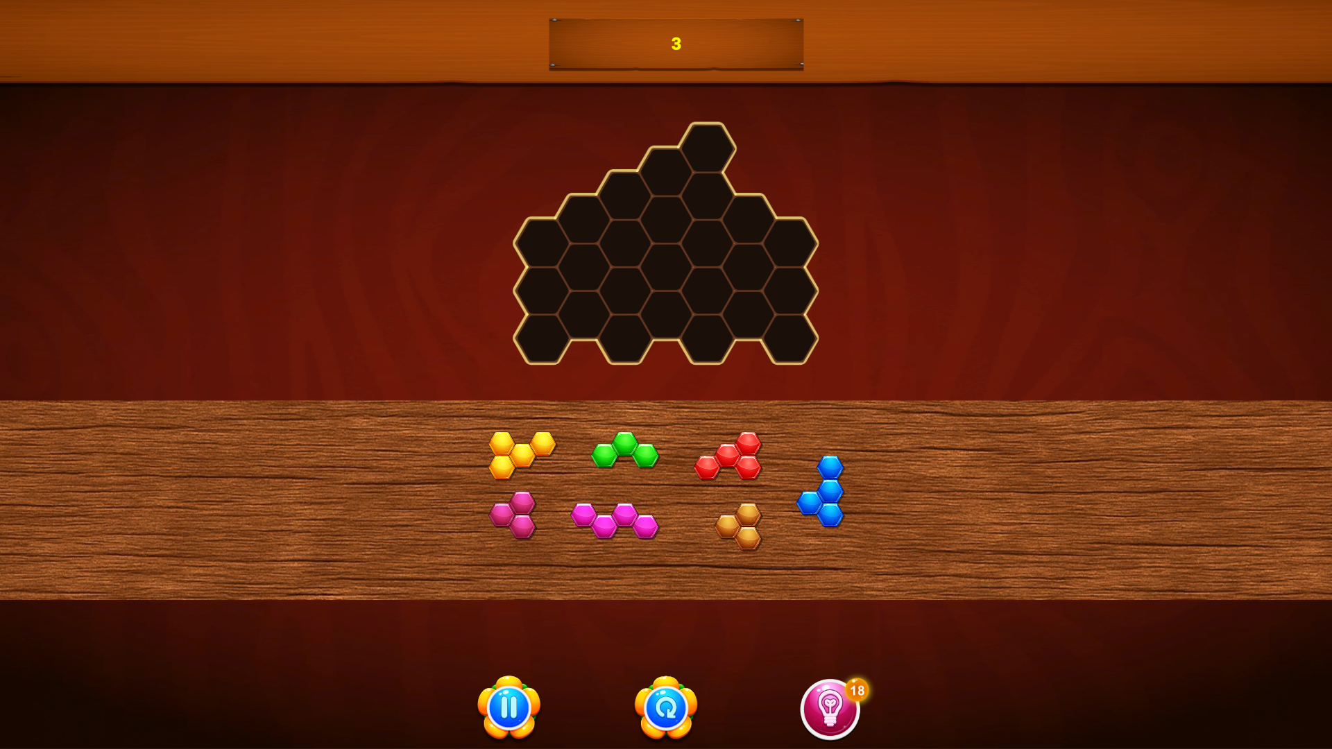 Hexa Block: Honey Cells — screenshot 3