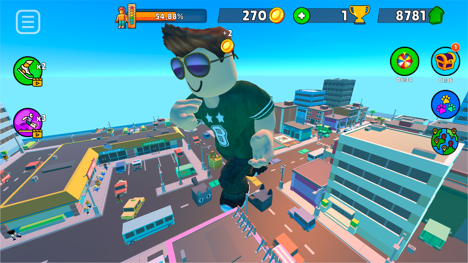 Grow and Destroy +1 Growth Per Click screenshot