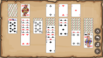 Solitaire Klondike. Classic