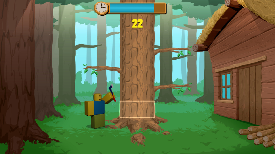 Obby: The Woodcutter! - Screenshot 1
