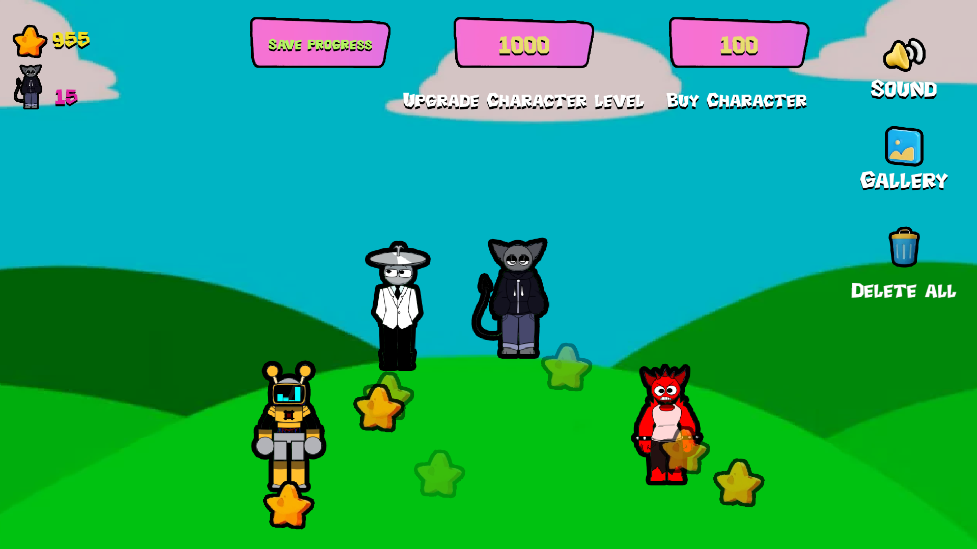 Sprunki: Merge Sprunki Human Mod screenshot