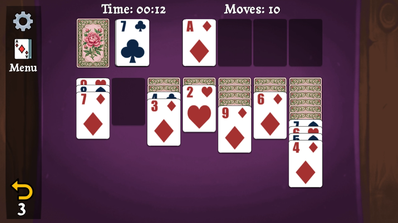 Flower Solitaire. Draw 1 or 3 — screenshot 6