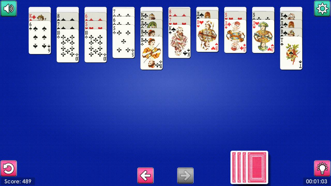 Spider Solitaire: Soviet Cards — screenshot 3