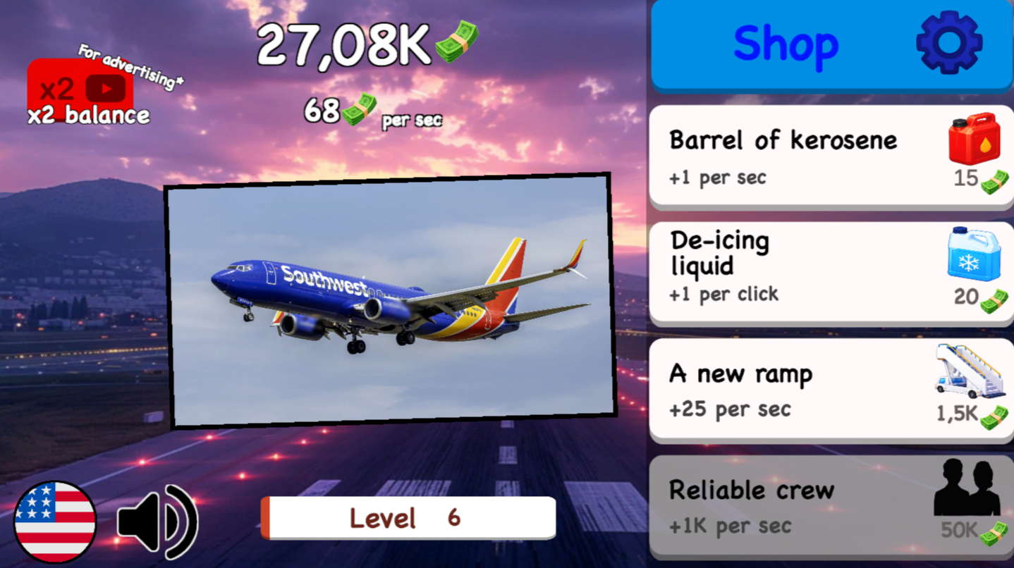 Aviaclicker: Aircraft Evolution — screenshot 3