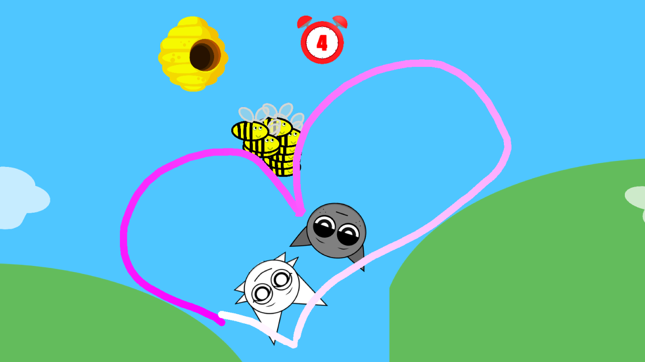 Save Venda Sprunki from Bees! screenshot