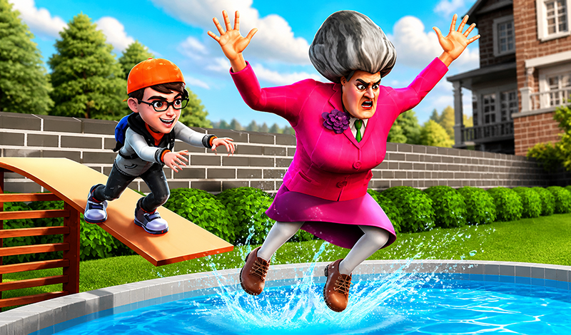 Scary Teacher: Escape & Pranks game cover