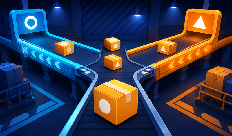 Parcel Sorting Center: Route It Right! game cover