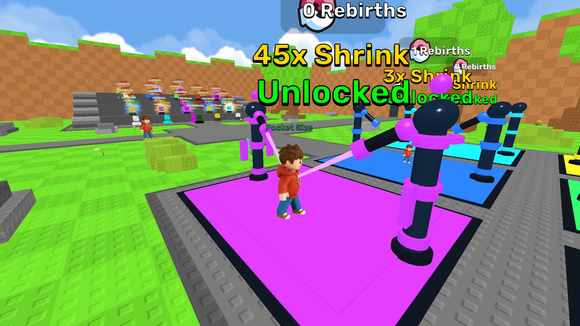 Obby: +1 Shrink per Step — screenshot 2