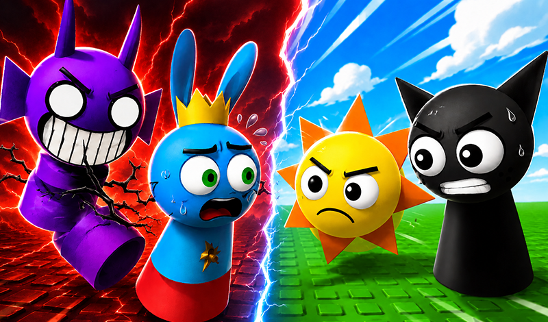Choose Sprunki: 3D Phase Battle game cover