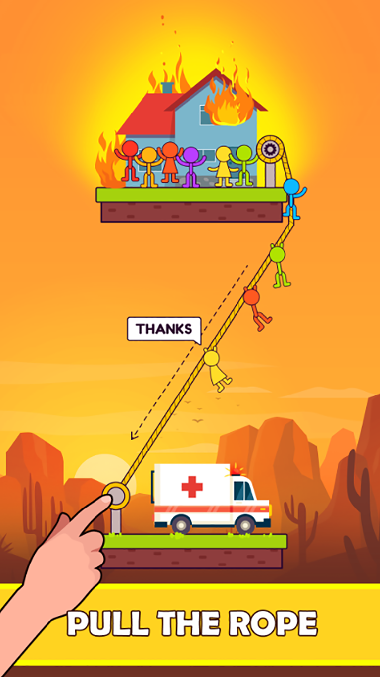 Rope Rescue Hero screenshot 4