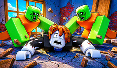 Obby: Survive 100 Waves of Zombies!