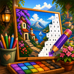PixelArt: Color the Pixels
