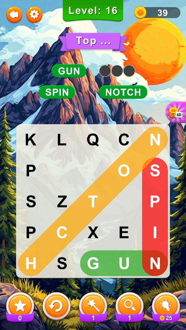 Theme word search screenshot 4