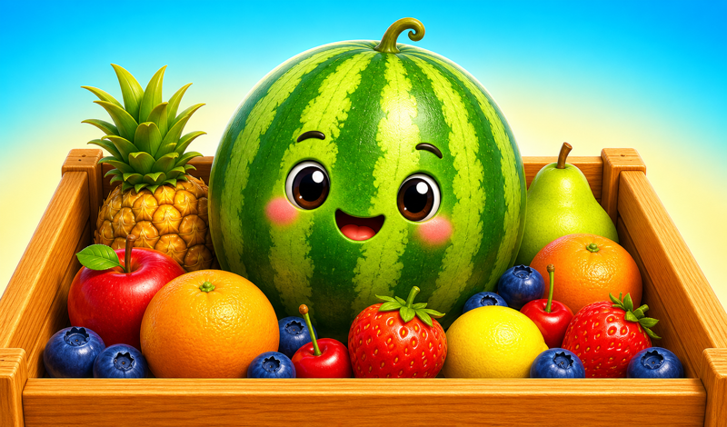 Fruit Merge: Collect 100 Watermelons 3D game cover