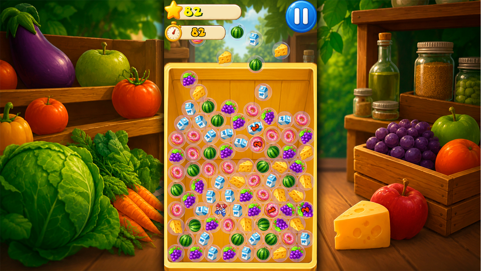 Tasty Shelf Collect Combine Conquer! — screenshot 4