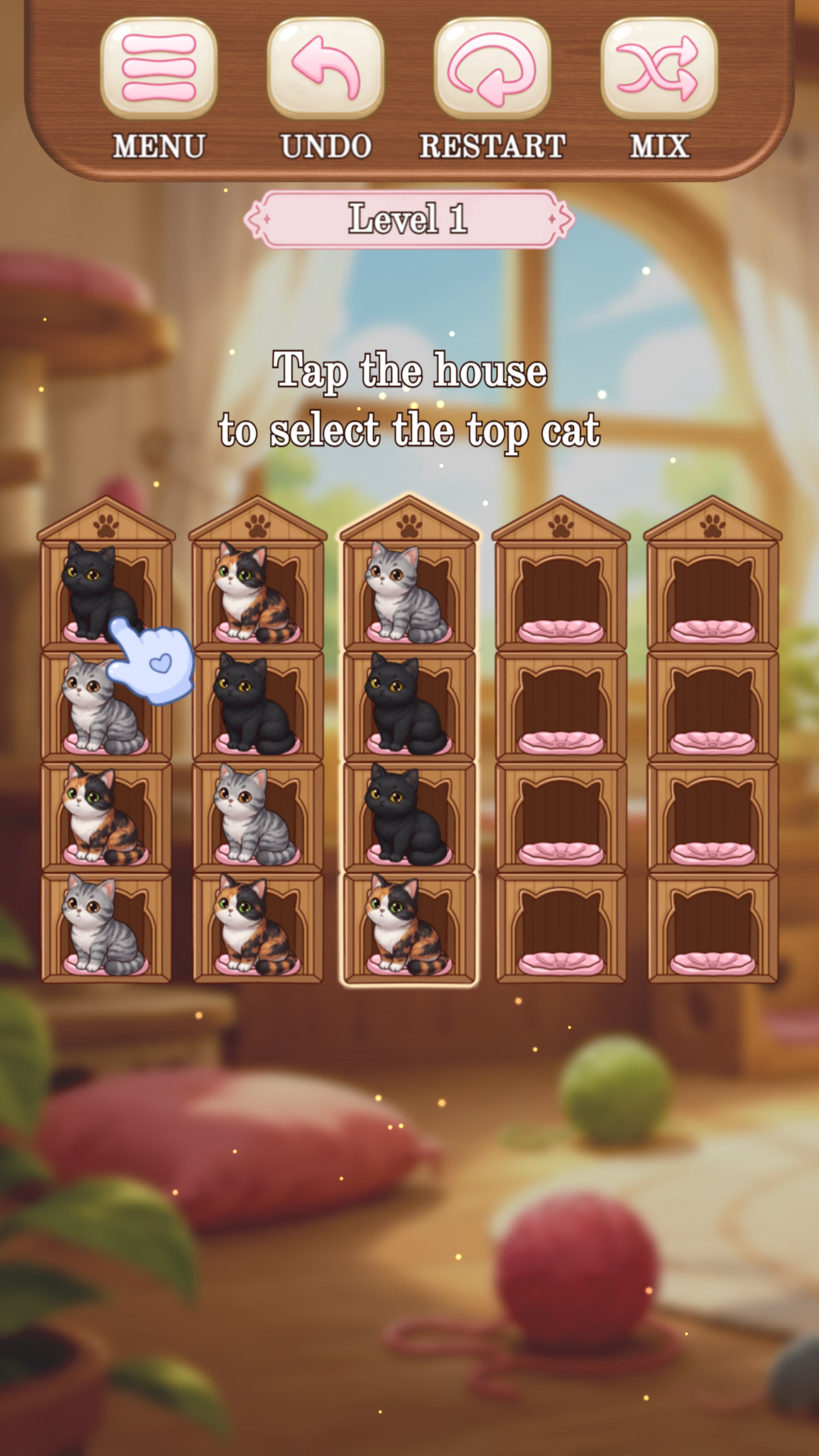 Cat Hotel - Sort the Cats! screenshot 3