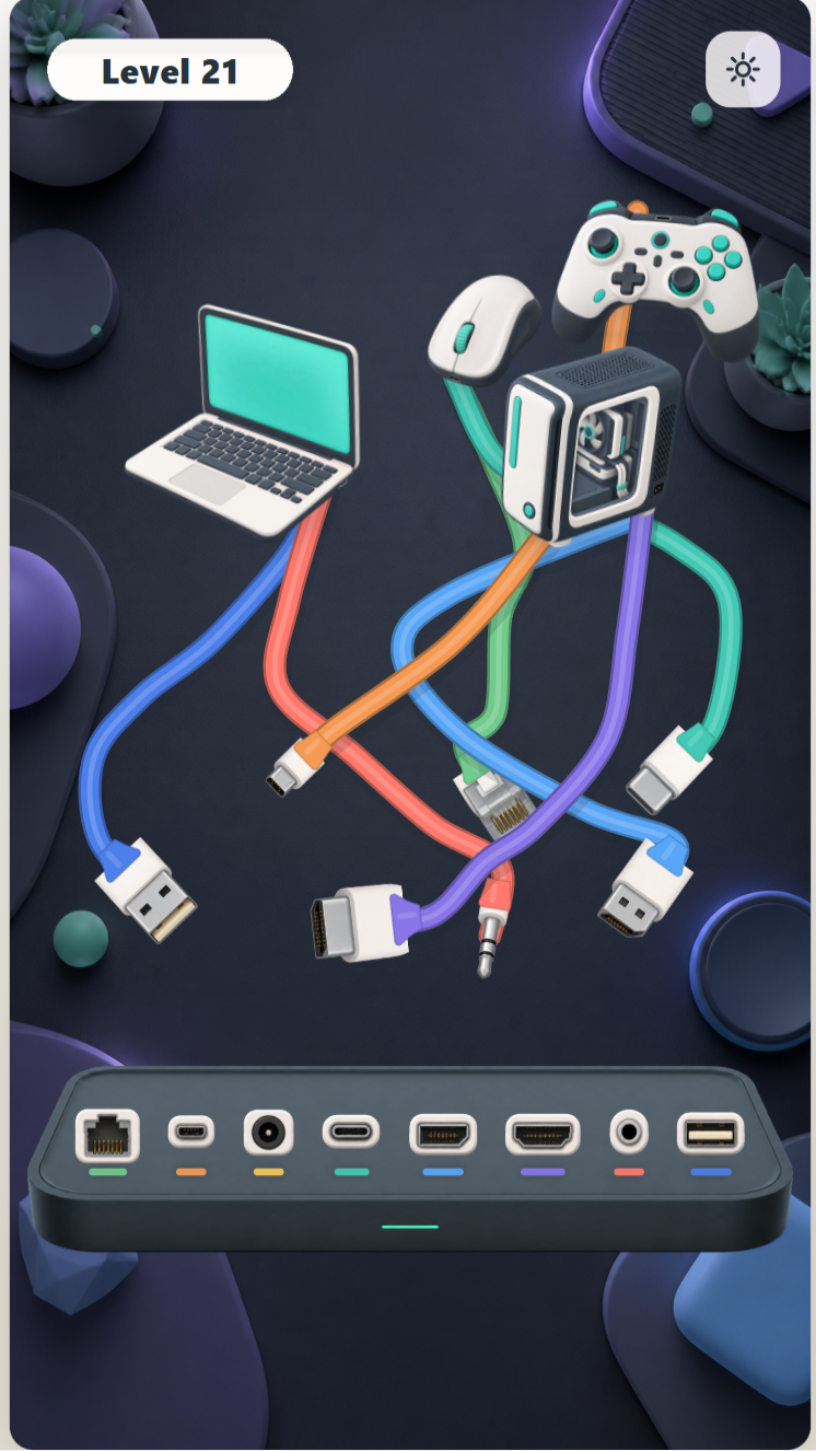Untangle Cables! ASMR screenshot 8