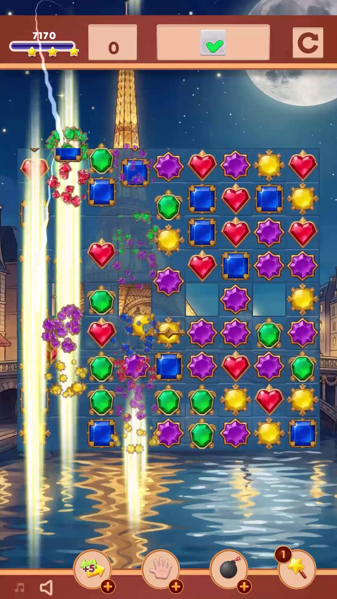 Treasures of Paris: The Secret of Gems - Match 3 screenshot 9