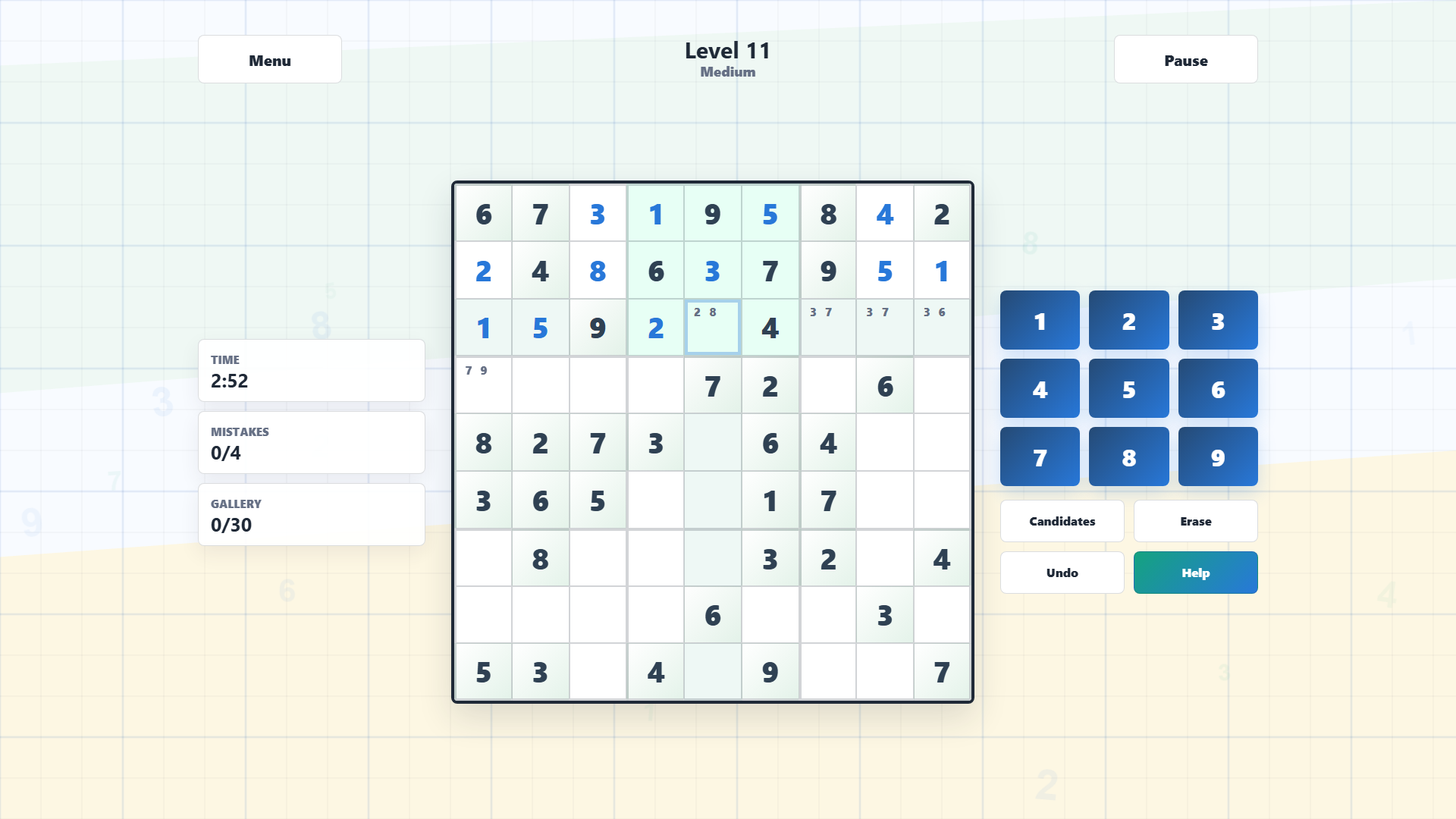 Furry Sudoku — screenshot 2