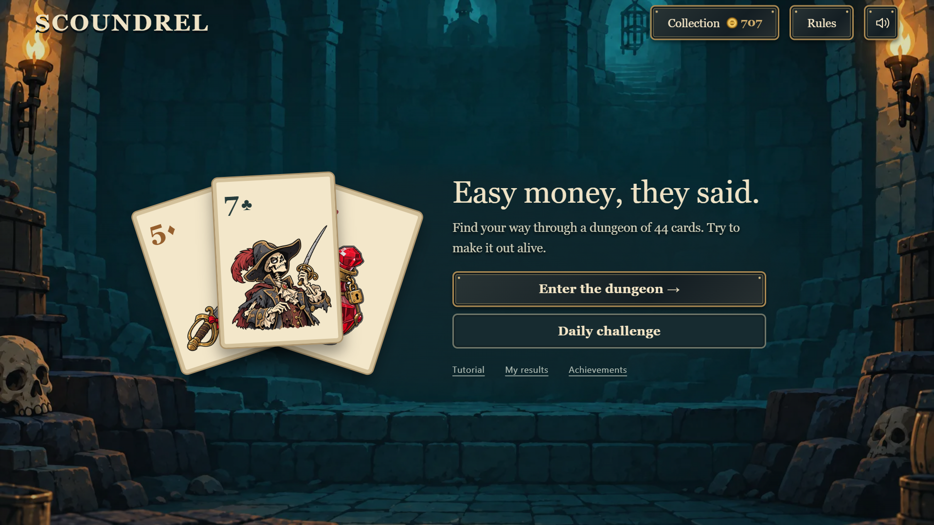 Scoundrel screenshot 1