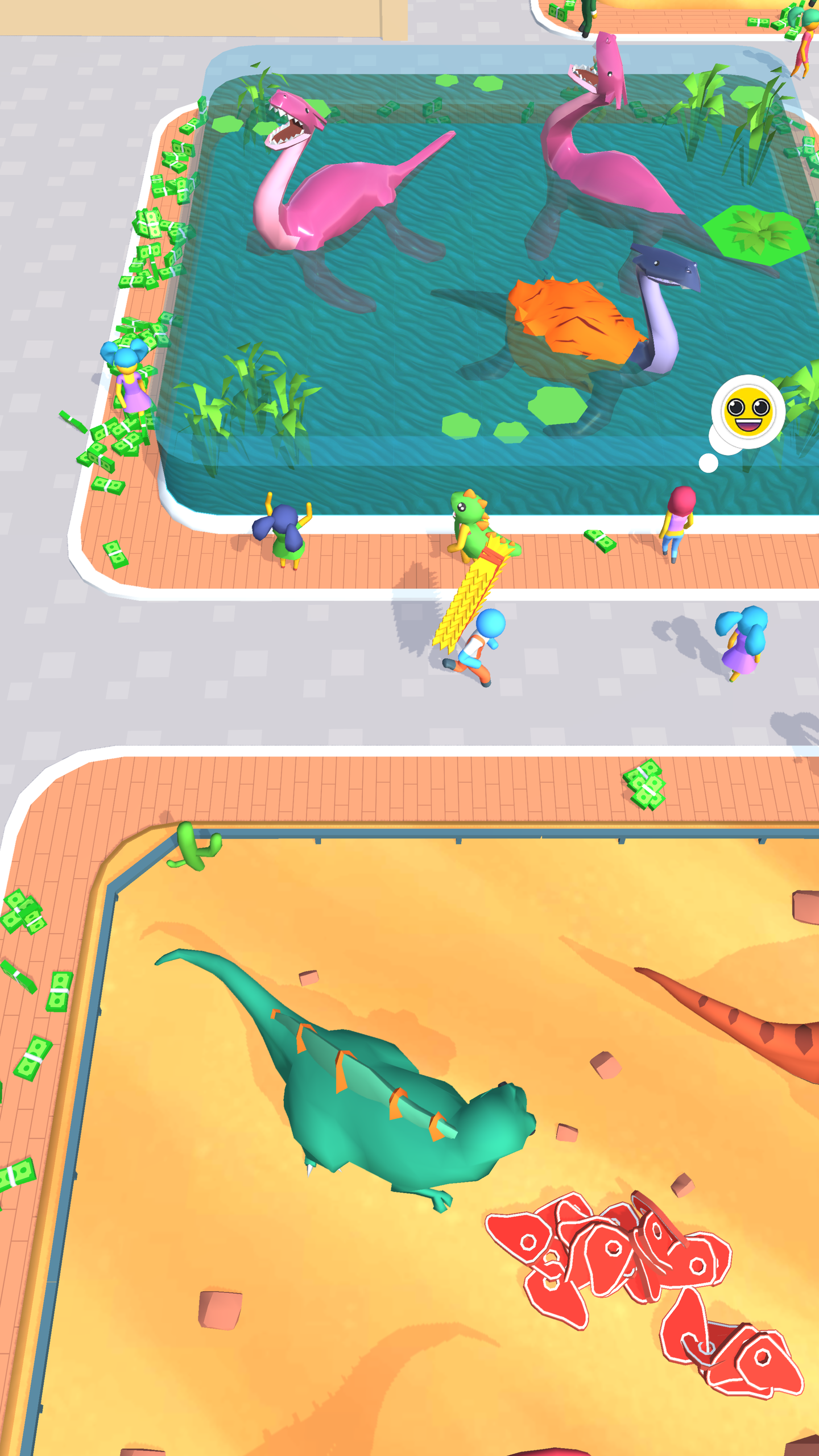 Jurassic Park: Dino Island and Farm Idle Tycoon 3D screenshot 16