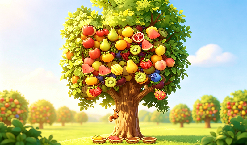 Fruit Match: Colorful Trees game cover