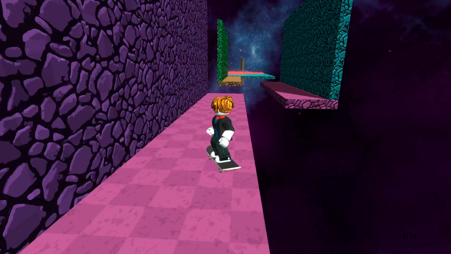 Obby: space skateboard screenshot