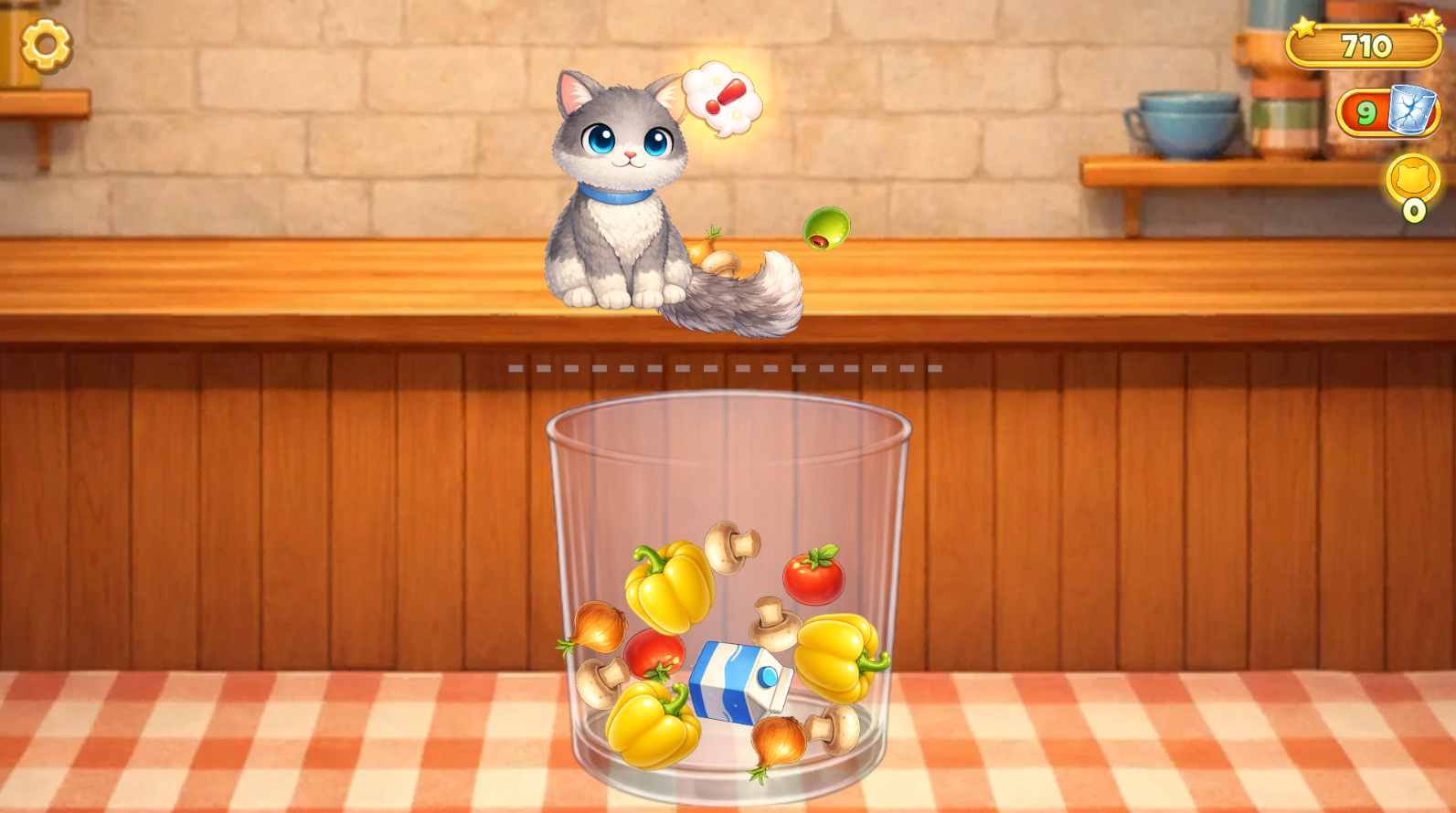 Hungry Cat: Merge Puzzle — screenshot 1