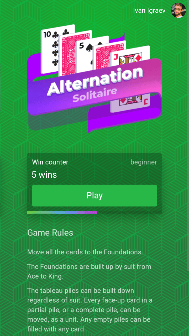 Alternation Solitaire screenshot 6