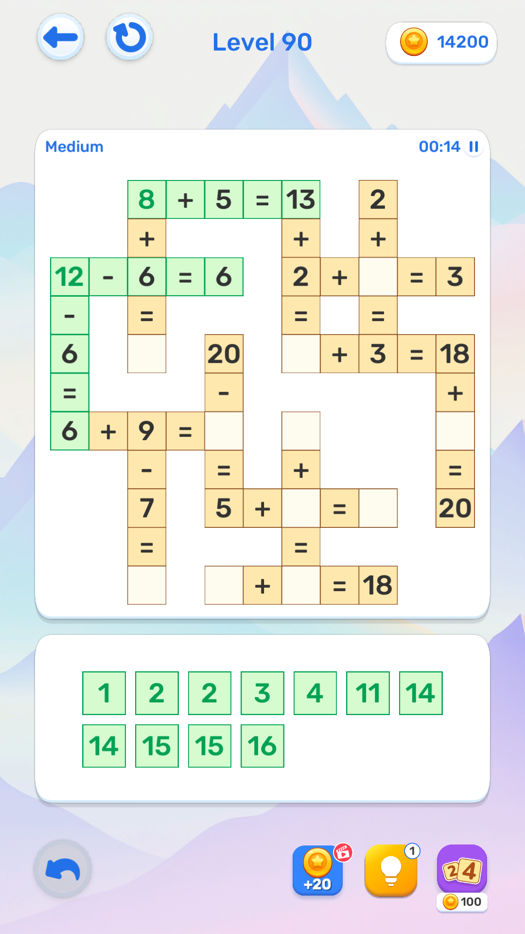 Math and Crossword: Numbers and arithmetics screenshot 9