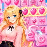 Match-3: Anime date