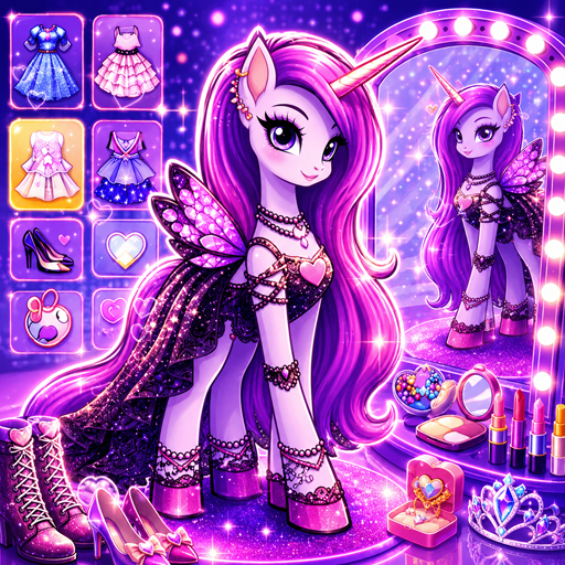 Pony Creator - dress up game for girls icon