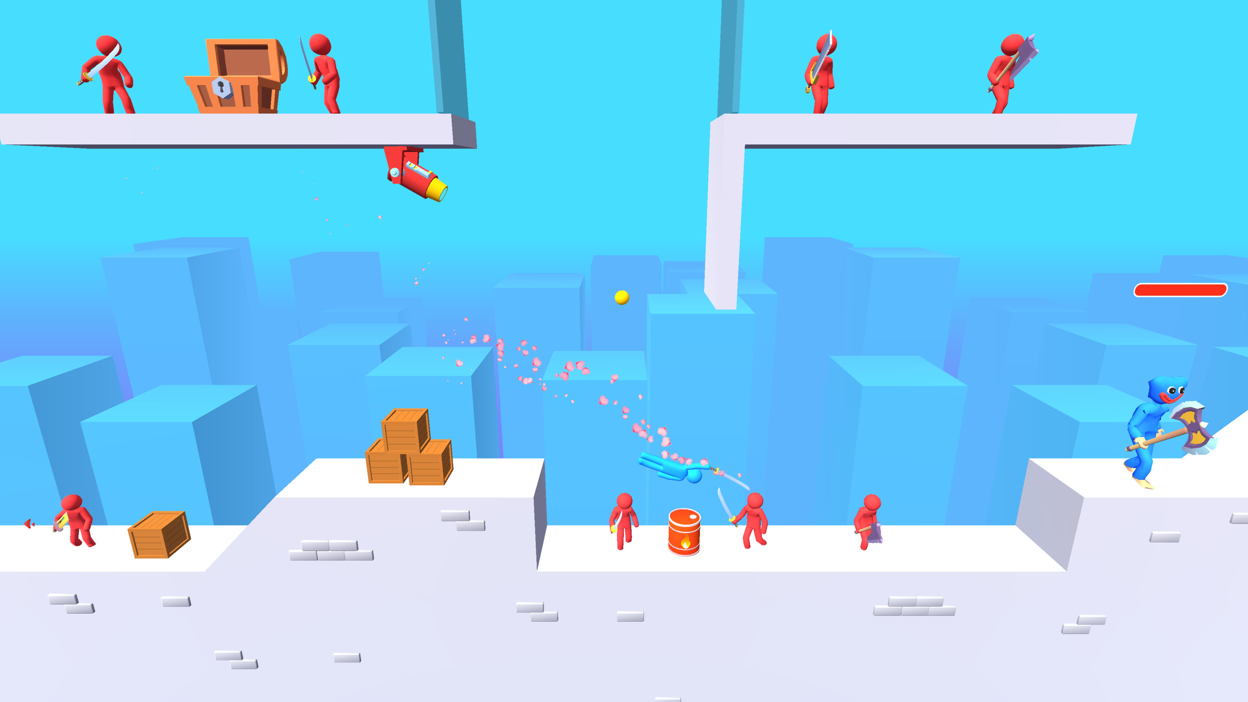 Ninja Stickmen: Knife Master 3D screenshot