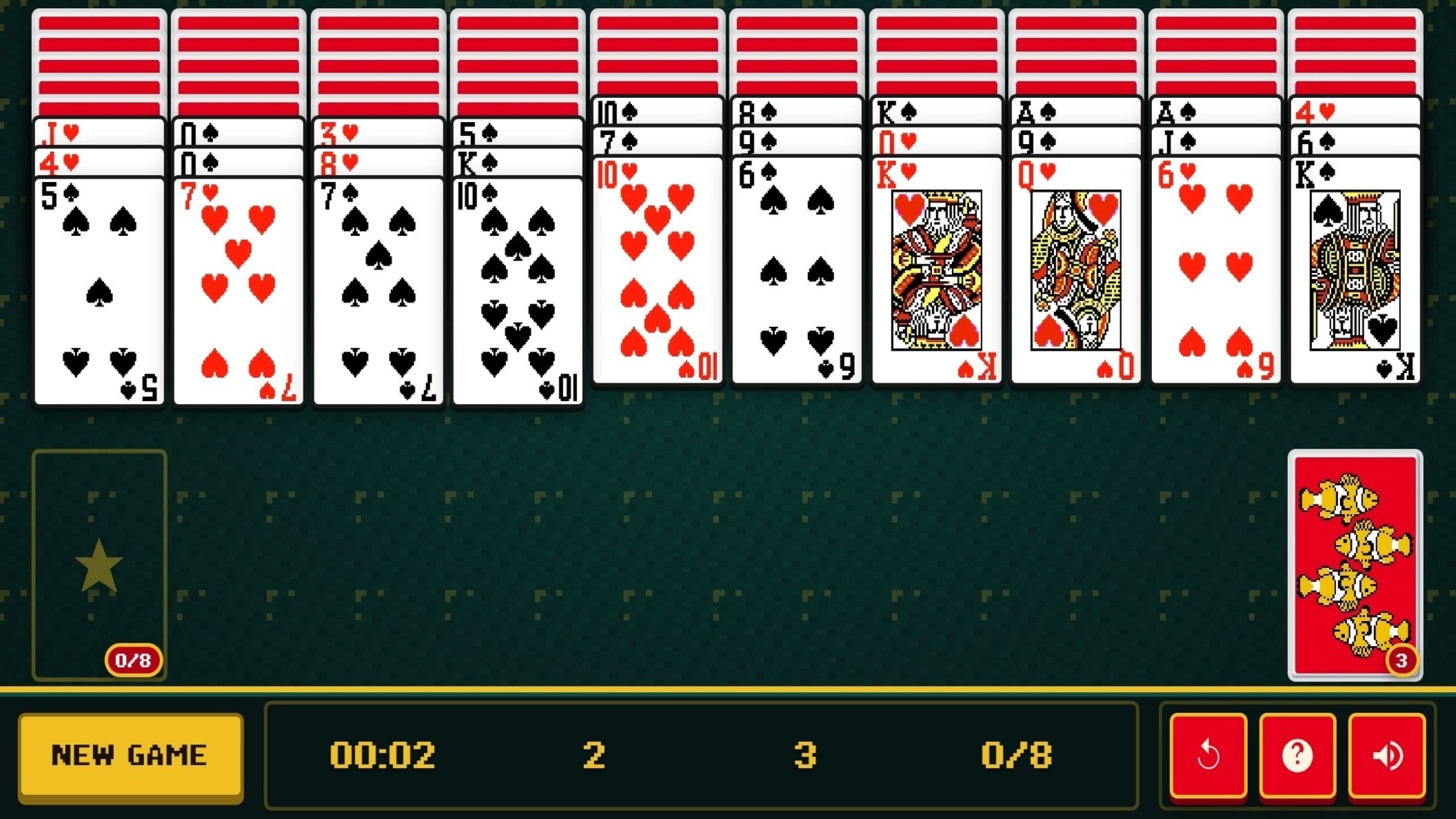 8 bit klondike screenshot 4