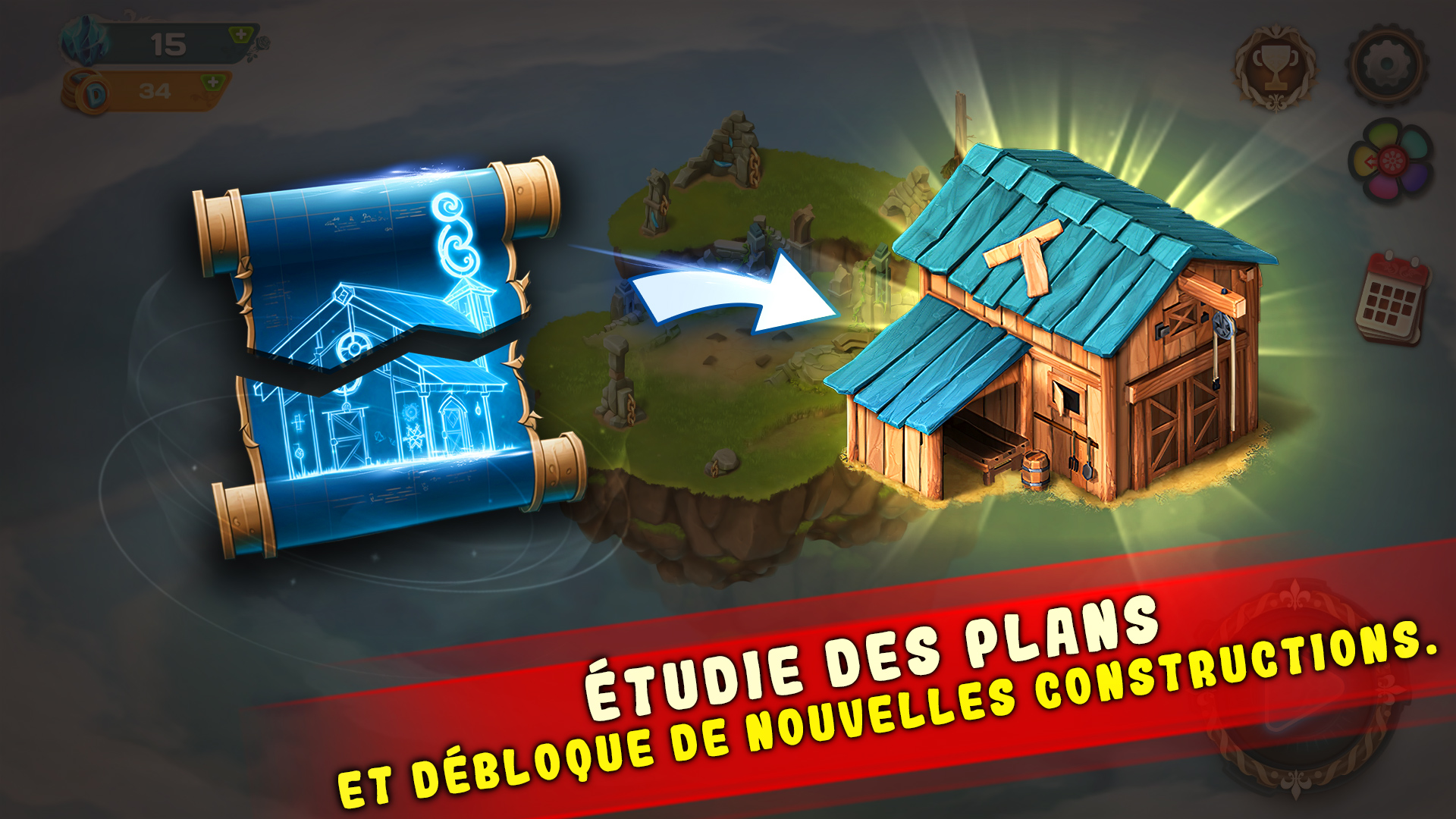 Diamant Sky Stories Match 3 screenshot 53