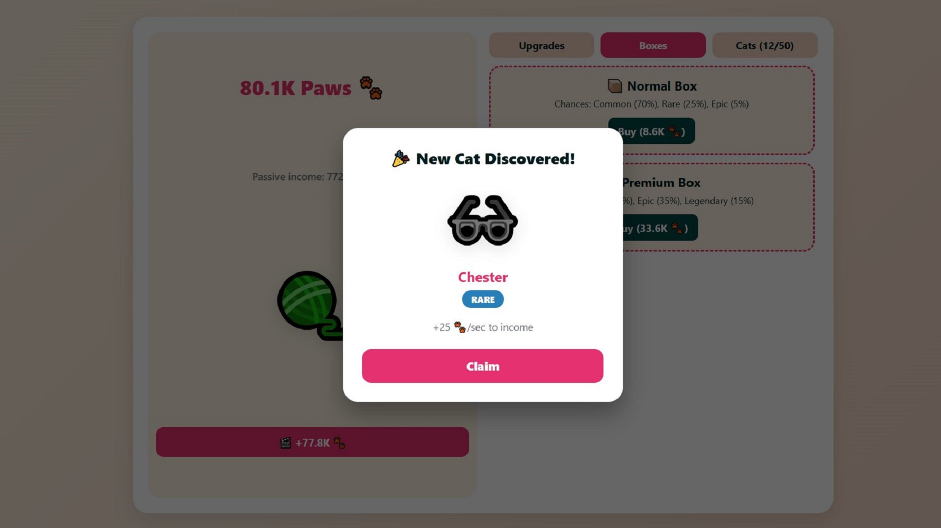 Кот Кликер: Собери Котиков screenshot