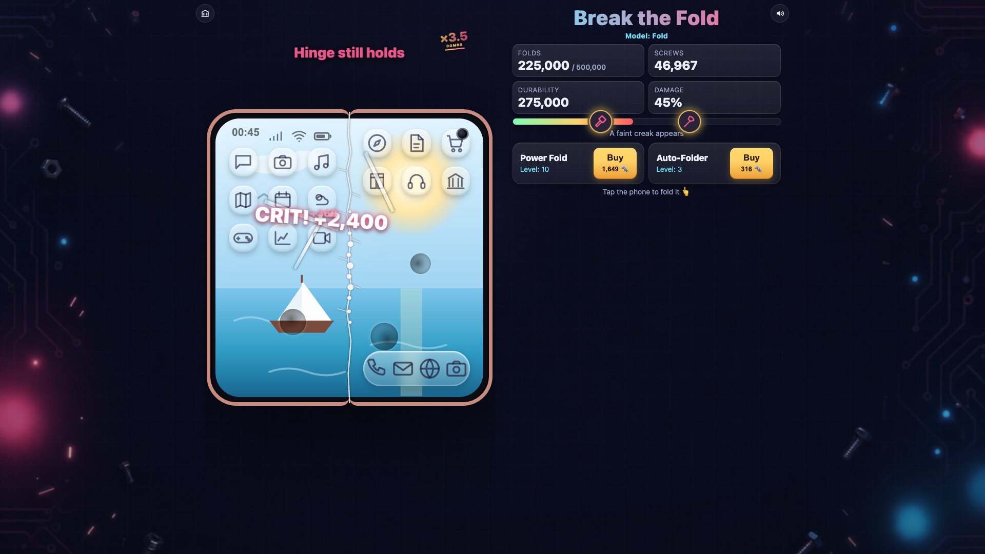 Break the Fold — screenshot 2