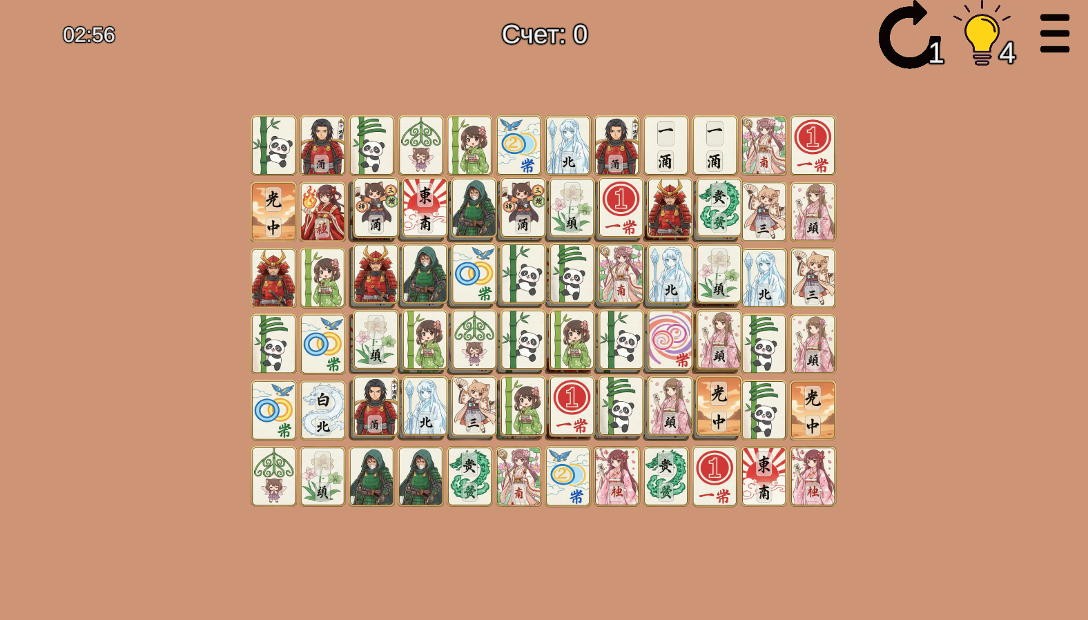 Аниме маджонг — screenshot 3
