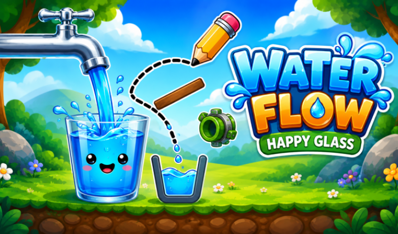 Water Flow Happy Glass game cover